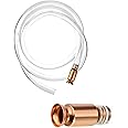 QWORK® Fuel Syphon Pump Shaker Siphon Hose Pump, 6ft Self Priming Syphon Hose Pump for Gas/Fuel/Water Transfer, 3 Gallon/Minute