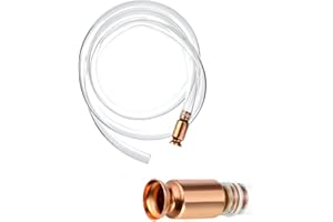 QWORK® Benzin Pumpenschlauch Schüttelschlauch Selbstansaugende Schlauch für Benzin Diesel Öl Wasser Kraftstoff Transfer, 13.5 Liter/Minute