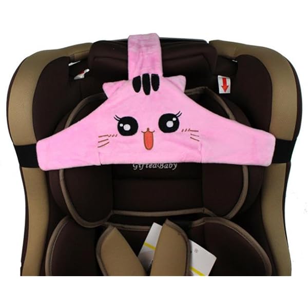 Pack De 2 Serre-têtes Pour Siège Enfant Voiture - Cale Tête Bébé Réglable, Coton Doux, Pour Siège Auto Et Poussette - 13