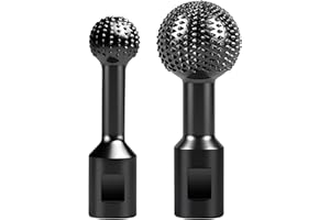 AFEPHE Fresa per legno ⌀25+40mm, Fresa a Sfera per Intaglio Legno, Fresa Sferica Universale per Trapano e Smerigliatrice, Adatta per Smerigliatrici Angolari 115/125 mm