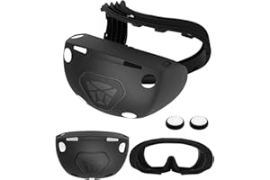 BAOMAEYEA Housse en Silicone VR Full Wrap pour Play - Station VR 2, avec Casque de Protection à Coupe précise et Silicone pour PSVR2