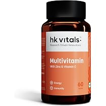 HealthKart hk vitals Multivitamin (60 Tablets) | For Men and Women ...