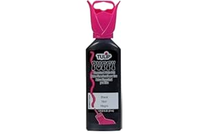 Tulip tulippfblack Dimensional Fabric Paint 1.25oz Black, 1.25_Puffy Royal Blue, 37 ml (Pack of 1)