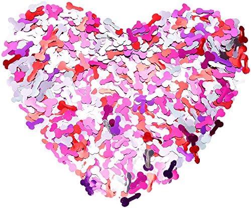 Goldge Hen Night Party Table Confetti