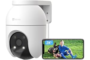 EZVIZ C8c 4MP övervakningskamera Utomhus Pan-Tilt 360°, Stöd SD-kort, Ingen Prenumerationsavgift, Color Night Vision