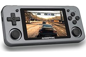 ANBERNIC RG351M Consolas de Juegos Portátil , Consola de Juegos Retro Game Console 3.5 Pulgadas IPS Videojuegos Portátil Free with 64G TF Card Built-in 2500 Juegos