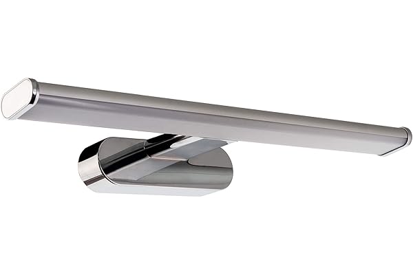 SEBSON® LED Lampe Miroir salle de bain IP44 40cm, montage mural, blanc neutre 4000K, 400x133x42mm, 8W, 600lm