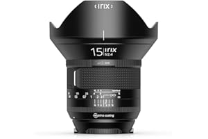 Irix ® Ultraweitwinkelobjektiv Firefly 15mm f2,4 für Canon EF (95mm Filtergewinde, für Vollformat, extrem leicht, optimierter Fokusring)