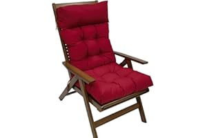 Lecerrot High Backed Seat Patio Pads, Relaxer Chair Cushion, High Backed Chair Pads, Rocking Chair Cushion, Outdoor Garden Chair Cushion, Lawn Chaise Recliner Pads For Garden Indoor Outdoor