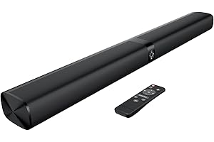 GarageRock 90W Soundbar TV Speakers,2-in-1 Detachable Sound Bars 5.0 Bluetooth Soundbar for TV with Clear Sound,3 EQ Modes, ARC/Optical/Aux/Wall Mount (Black)