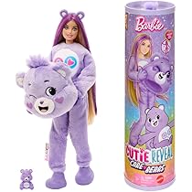 Barbie - Cutie Reveal Series Care Bears, Doll with Share Bear