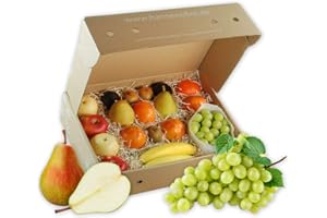 ‎HANSEN OBST Business-Probier-Obstbox mit frischem Obst für gesunde Ernährung am Arbeitsplatz in umweltbewusster Geschenkbox