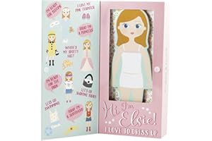 SINOEEM Floss & Rock Magnetic Dress Up Wooden Doll (Elsie)