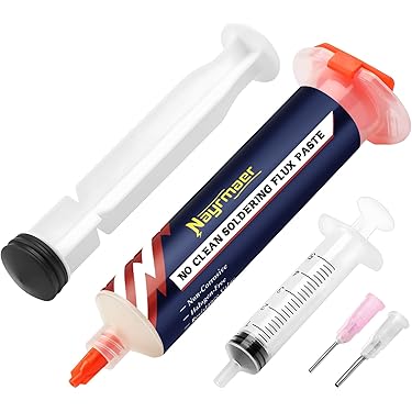 2 Siringhe Di Flussante Per Saldatura - Pasta No-Clean Per Saldatura A Stagno Senza Piombo - 10ml - Foto 5