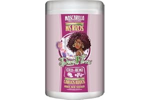DONA FLORA – Masque Cheveux Bouclés 1kg – Nourrit, Définit et Adoucit – Beurre de Karité & Huiles Naturelles – Anti-Frisottis – Sans Sulfates ni Silicones