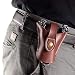 Produktbild Hochwertige Schleuder-Tasche aus echtem Leder, für die Jagd, mit coolem Schnappdesign, offene Unterseite, damen Herren, braun