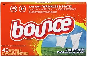Bounce Trocknertücher, frische Bettwäsche, 40 Stück