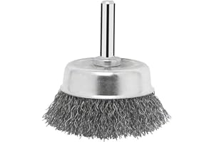 Bosch Accessories 1 x szczotka do garnków (Ø 50 mm, drut falisty), akcesoria do wiertarek