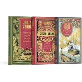 Pack Julio Verne I. Contiene 3 libros: Viaje al centro de la tierra. La vuelta al mundo en ochenta d&iacute;as. Veinte mil leguas de