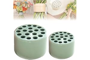 WSRRDRECVHi Soporte en espiral para tallo de Ikebana, soporte de tallo en espiral para jarrones, soporte de tallo de flores, anillo de soporte de tallo en espiral, soporte reutilizable para arreglos