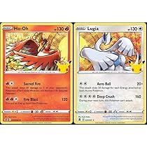 Pokemon Lugia & Ho-oh - Celebration Card Lot - Legendary Holo Foil