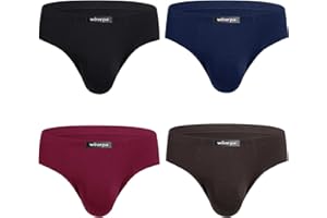 wirarpa Slip Microfibra Hombre Modal Ropa Interior Briefs Calzoncillo para Hombre Pack de 4