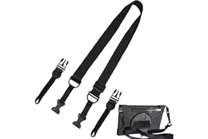 NOVSTUF Bandoulière réglable/détachable pour iPad Étui Samsung Tab