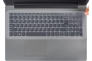 CASEBUY Housse de clavier universelle pour ordinateur portable de 17 à 17,3", protection anti-poussière et étanche en silicone compatible avec les ordinateurs portables HP Lenovo, Dell, ACER, ASUS, MSI de