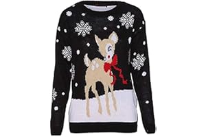 mymixtrendz Kids Girls Boys Knitted Christmas Xmas Santa Ho Ho Dabbing New Jumper Sweater Top 3/12 Years