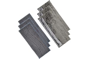 FFyan Paquete de 6 Piezas trapeadores Lavables para Braava Jet M6 (6110) (6112) con 3 Almohadillas para trapeador húmedo y 3 Almohadillas para trapeador seco
