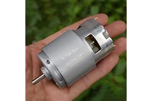 Xuulan Xianglaa-Gleichstrommotor 12V 14.4V 18V Hochgeschwindigkeitsleistung Großer Drehmoment Gartenwerkzeug Elektrischer Bohrmotor, 300W RS-775WC DC-Motor, Breites Anwendungsspektrum