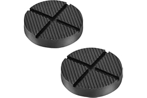 DEDC Floor Jack Pads 2 Pcs,Universal Rubber Pinch Weld Protector Jack Adapter Pads/Pucks, Car Lift Frame Rail Protection Accessories