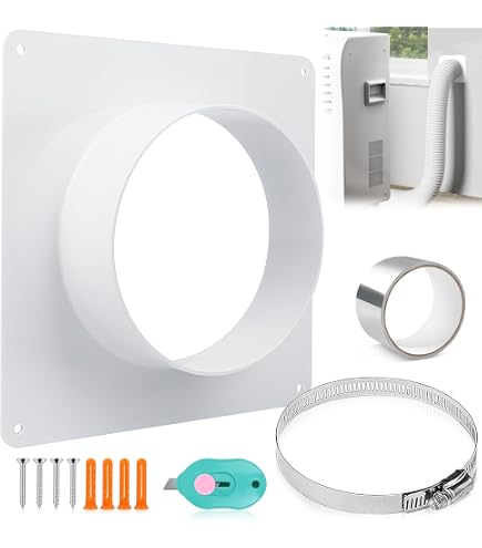LaBlanc - Bride De Rraccordement Bride De De Fixation Murale Connecteur Adaptateur De Conduit D Pour Tuyau De Ventilation Flexible 100mm 85273710