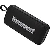 Tronsmart Trip 2 Altavoz Portatil Bluetooth 5.3, IPX7 Waterproof, Micrófono Incorporado, Sonido Stereo y Asistente de Voz, 20