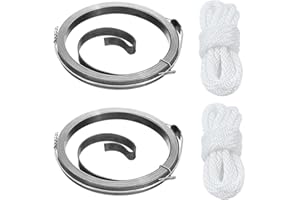 ZAMDOE Molla di avviamento a Strappo per Honda GX160 GX200 GX120 168F 170F Motore, 28442-ZH8-003, con Fune di avviamento a Strappo, per Motore Generetor Tosaerba (2 Set)