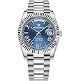 Pagani Design Men's Automatic Watch, NH36A Movement Men's Mechanical Watch DD40 AR Sapphire Glass 100 Meter Water Resistant Men's Classic Casual Sport Watch 40 mm Head PD-1783
