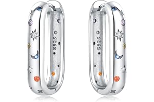 PANPOKI Blommor kreoler 925 sterlingsilver med 14K guldpläterad – lätta CZ blomörhängen