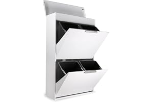 Arregui Ecoclas Plus CR621-E soptunna och återvinning av stål med 4 fack med övre bricka | 4x17L (68L)