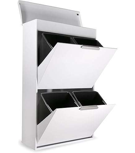 Amazon Basics Amazon Cubos De Basura Cocina Acero Inoxidable