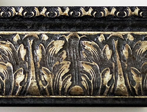 Spiegel Wandspiegel Badspiegel Flurspiegel Garderobenspiegel – Über 200 Größen – Ancona Schwarz Silber 7,5 – Größe des Spiegelglases 50 x 140 – Wunschmaße auf Anfrage – Modern - 3