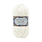 Etrofil Yonca Kadife Bebek Y&uuml;n&uuml;, Ekru-70016, 100 Polyester, 120 mt, Kalın, Yarn/Baby Yarn