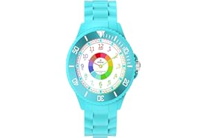 Weayege Orologio per Bambino Bambini,Orologio per bambini,Orologio da polso per bambinia,Educativo Orologio Bambina,Orologio Didattico Regalo Bambino,Orologio per bambini da 5 a 18 anni