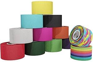 BARACUS Tape Crossfit Premium para Levantamiento de Pesas, Algodón Adhesivo Elástico y Resistente al Agua - Vendaje Deportivo, Incluye un Elegante Packaging - 7 Metros x 38mm (RxCollectionPack)