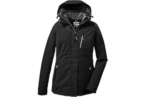 Killtec Damen Outdoorjacke Funktionsjacke mit abzippbarer Kapuze KOW 140 WMN Jckt wasserdicht, Winddicht, atmungsaktiv
