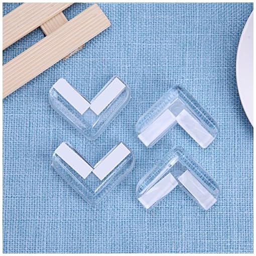Zibuyu 4pcs Kids Baby Safety Transparent Protector Cover Table Corner Guards - Image 4