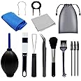 14 Pcs Keyboard and Computer Cleaning Kit - Laptop Repair Tools With Keycap Puller, Anti-Static Brush, Speaker Cleaner - Applied for Laptops and Keyboards