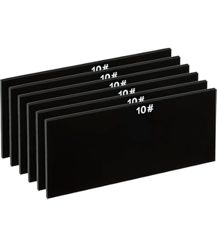 Vetro Di Ricambio Per Maschera Saldatura - Shade 10, 4.25x2 Pollici, 3 Pezzi, Vetro Temprato - Foto 4