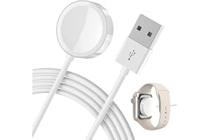 BOLUX-JS Chargeur pour Apple Watch SE, Magnétique Chargeur Montre Apple Watch Compatible Apple Watch Series 8 7 6 5 4 3 2 SE Ultra, Cable Apple Watch