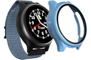 ANIO Protector Case 2.0 für Anio 6 Kinderuhr, Displayschutz vor Kratzern, Stößen & Beschädigungen, Schutzhülle, Cover zur Kinderleichten Montage, Volle Touchscreen-Funktionalität, Blau