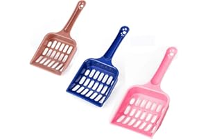 BOBOZHONG 3 Stück Katze Wurf Scoop,Katzenstreuschaufel,Katzenstreu Scooper, Kunststoff Wurf Haustier Schaufel Reinigungswerkzeug Schaufel Scoop Set für Haustier KOT